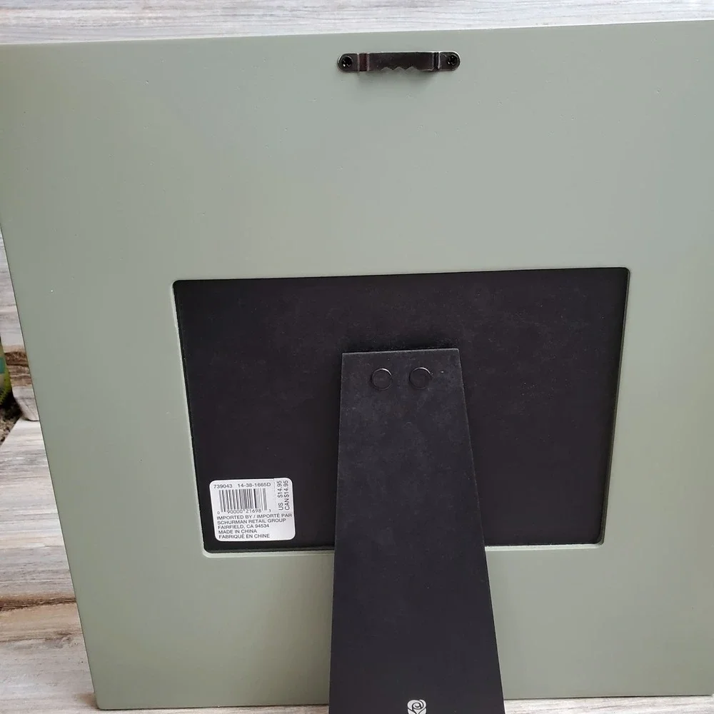 Schurman Retail Group Grandkids Pure Joy 5x7 Wood Picture Frame Sage Green Flrl